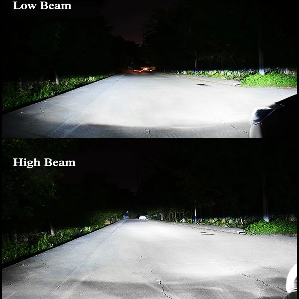 2 шт. Автомобильные светодиодные лампы 12 В 6500 лм|Передние LED-фары для авто| |