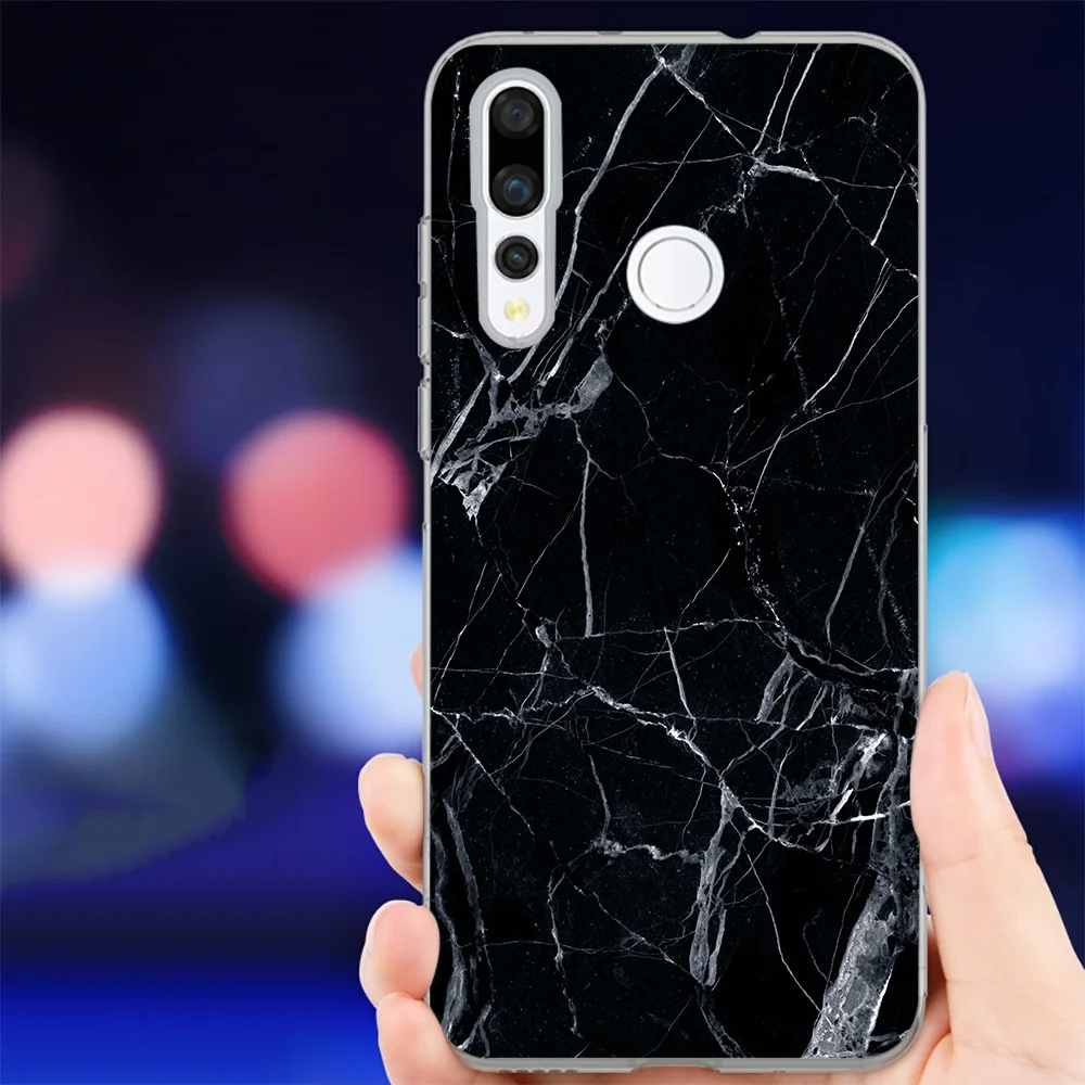 IYICAO золото мраморная мозаика модные мягкие силиконовые чехол для телефона Huawei Mate