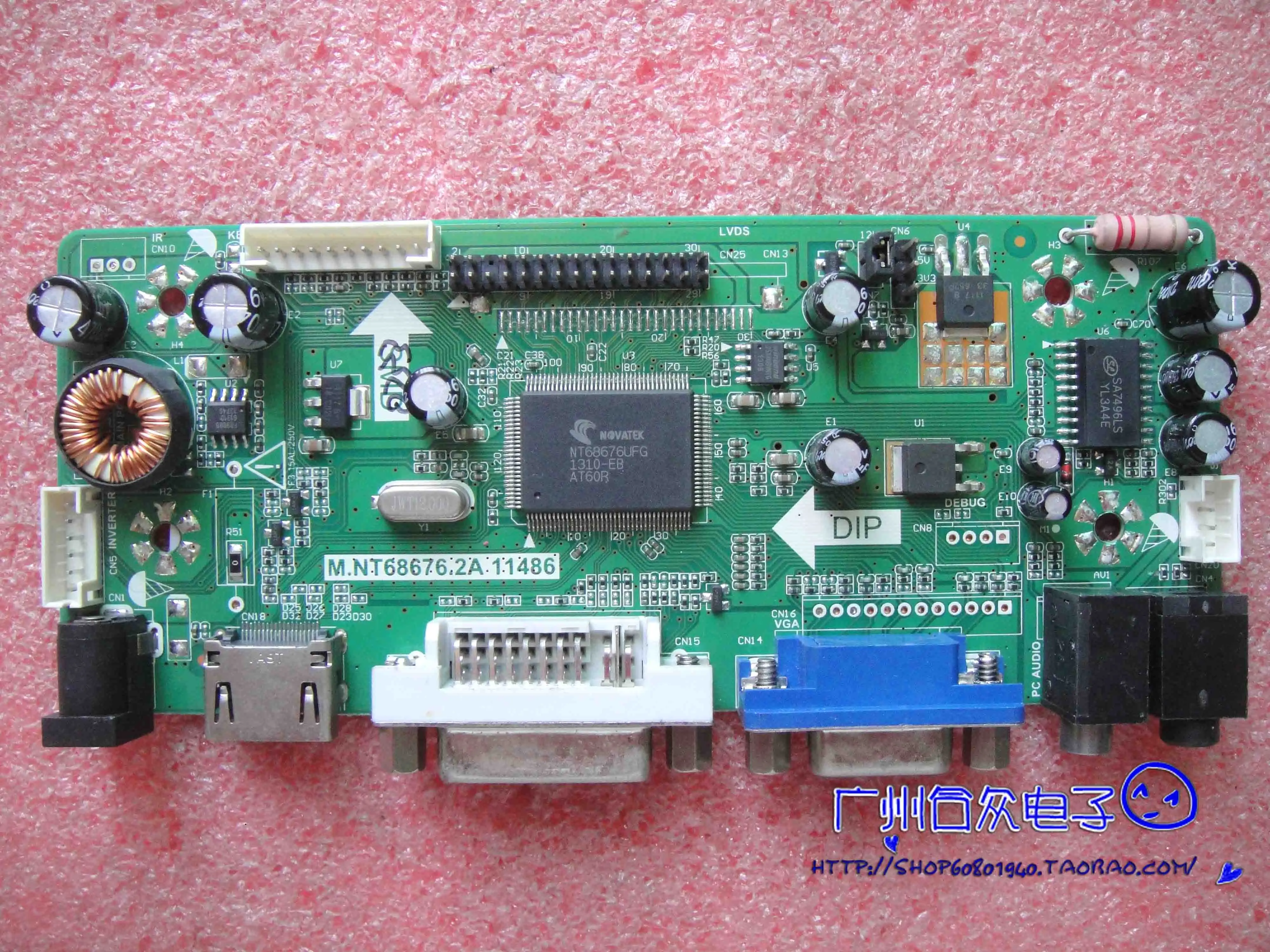 M.NT68676.2A универсальная плата ЖК контроллера HDMI DVI VGA Аудио LVDS DIY|lcd hdmi vga|lvds diylvds led |