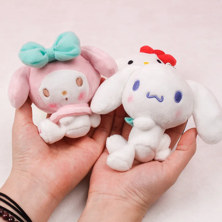 Япония Супер огонь талисман hello kitty милые плюшевые игрушки kawaii Плюшевые животные Мелодия Cinnamoroll Мелодия кулон собака с большим ухом