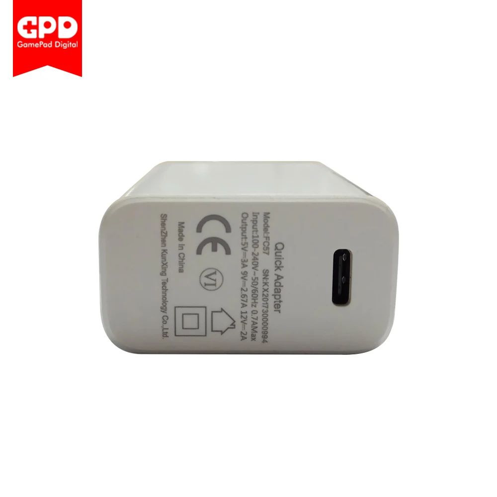 Оригинальный Европейский Стандартный адаптер питания для GPD WIN2/ Pocket Windows UMPC Mini