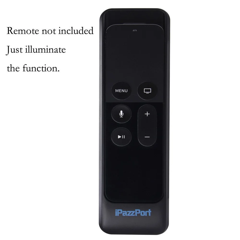 IPazzPort Bluetooth клавиатура для Apple TV 4 го поколения и чехол Siri пульт дистанционного