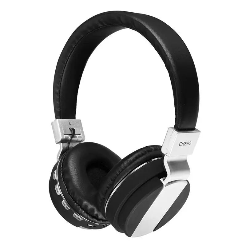 Наушники-шлем, Аудио гарнитура Bluetooth, большие беспроводные наушники, беспроводные наушники для компьютера, ПК, головной телефон, iPhone, с микрофоном, TF