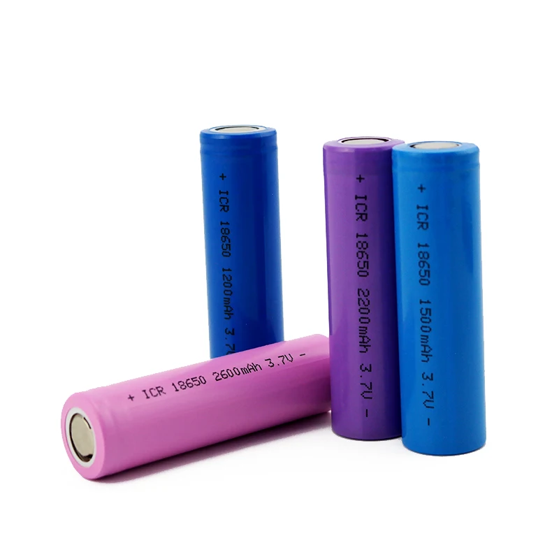 1 шт. ICR 18650 батарея 1200mah 1500mah 1800mah 2000mah 2200mah 2600mah 3,7 mah V литий-ионная аккумуляторная батарея для power bank