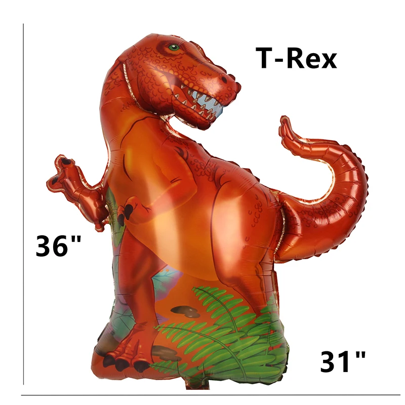 29 шт. детский душ Triceratops T-rex Raptor Allosaurus воздушный шар с динозавром украшения день рождения мальчик/Дети День рождения украшения для вечеринок