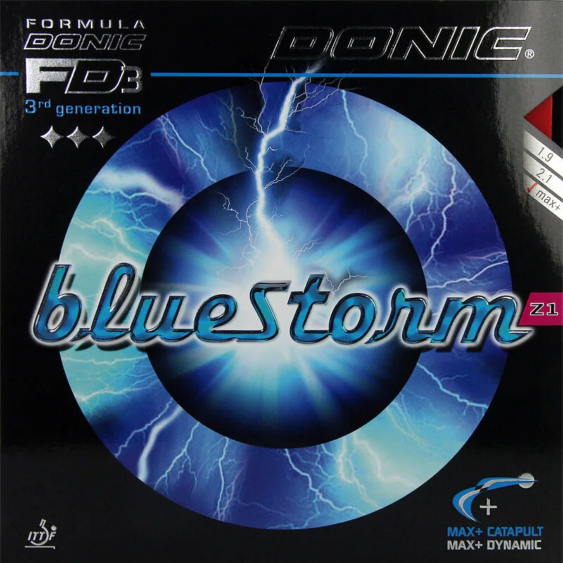 DONIC резиновый Настольный теннис Bluestorm Z1 Z2 Z3 скорость вращения прыщи с губкой пинг понг tenis de mesa - Цвет: Z1 Red