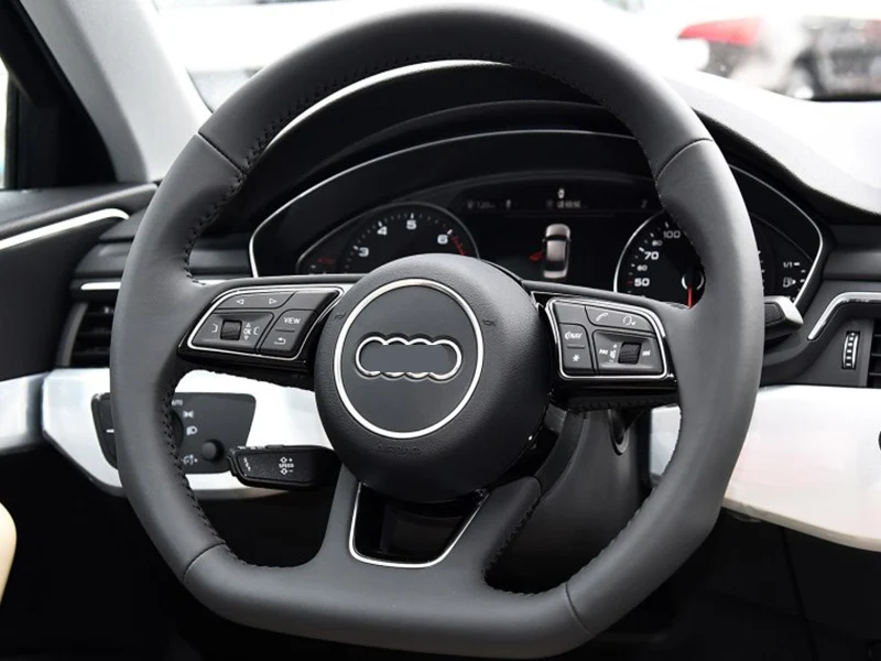 Автомобильный Стайлинг, кнопки рулевого колеса, накладка, наклейки для Audi Q3 Q5 A1 A3 8V A4 B9 B8 A5 A7, аксессуары для салона автомобиля