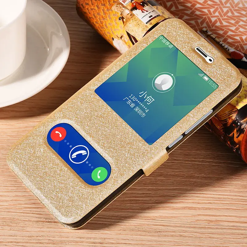 Чехол для Meizu M5 Note M 5 Luxucy откидной из искусственной кожи M5S чехол с двойными окнами