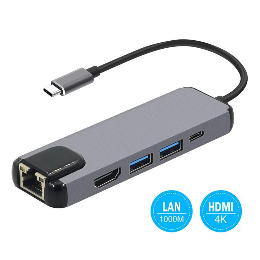 USB-концентратор 5 в 1 USB Type-C Hdmi C | Компьютеры и офис