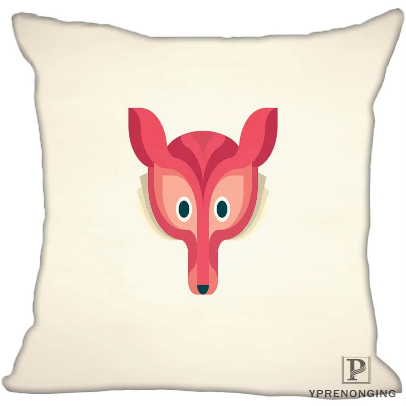 Square Pillowcase На заказ водная лиса квадратная Наволочка на заказ на молнии чехол для подушки 35X35,40x40,45x45 см(одна сторона) 180522-02-05 - Цвет: Square Pillowcase