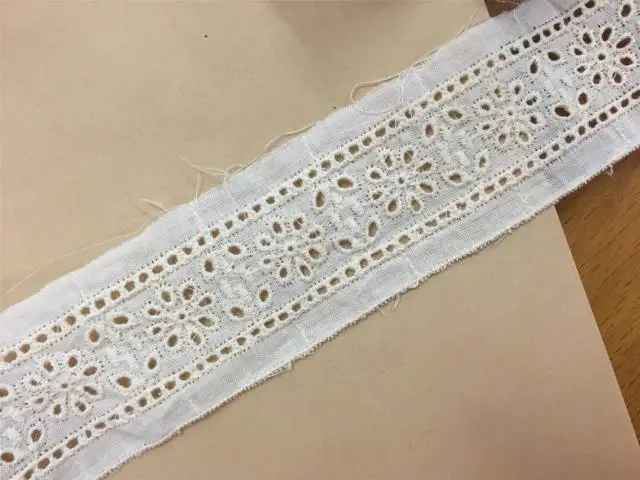 DIY ручной работы стеганая хлопчатобумажная ткань кружевное бежевое кружево с
