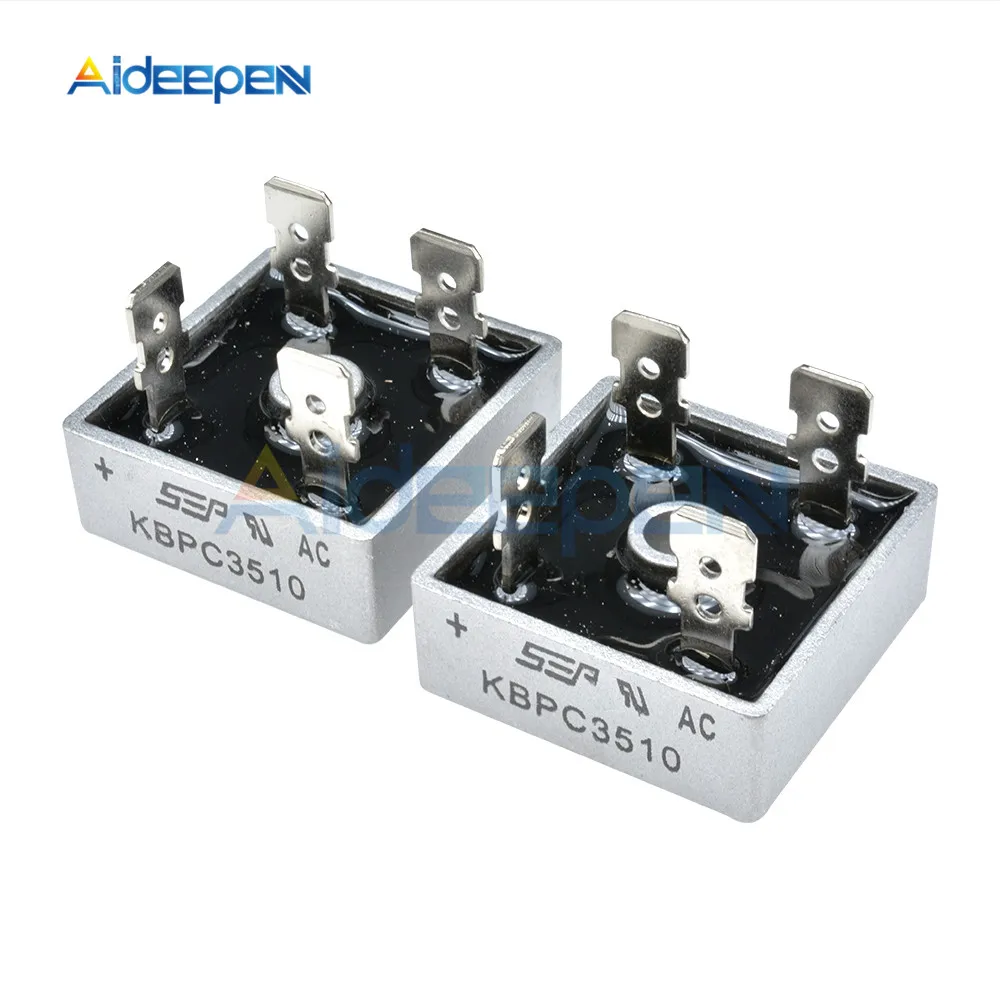 5 шт. 15A 25A 35A 50A 1000 В диодный мост выпрямителя KBPC1510 KBPC2510 KBPC3510 KBPC3510W KBPC5010 GBJ1510 GBJ2510 GBJ3510 GBPC3510