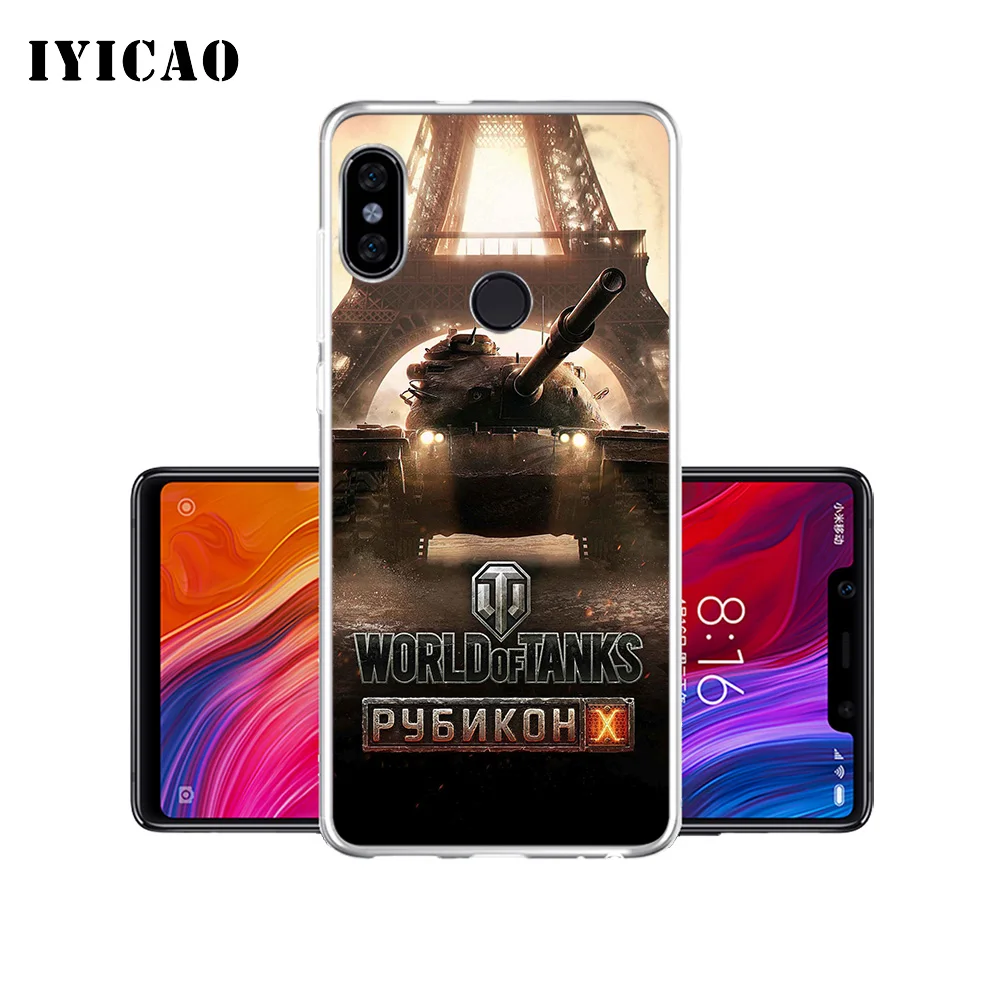IYICAO игровой чехол World of Tanks мягкий силиконовый для телефона Xiaomi Redmi 4A 5A 6A Note 7 6 5 Pro Plus