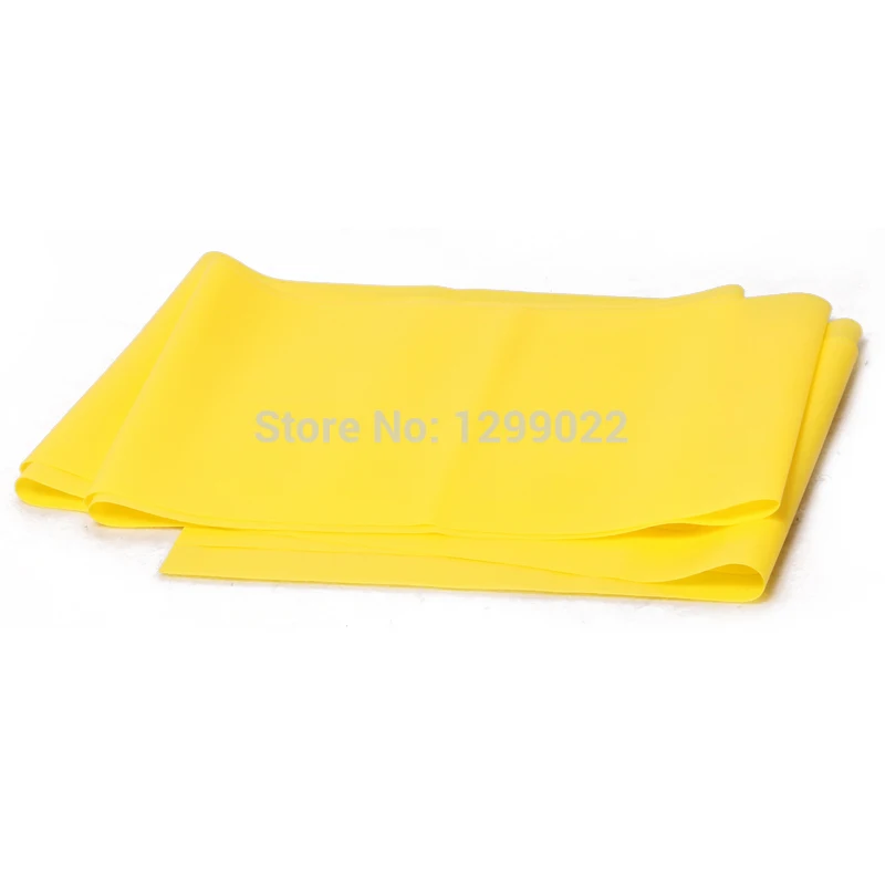 Yellow TPR Stretch resistance Band by Yoga Pilates Resistance Power Training for wholesale | Спорт и развлечения