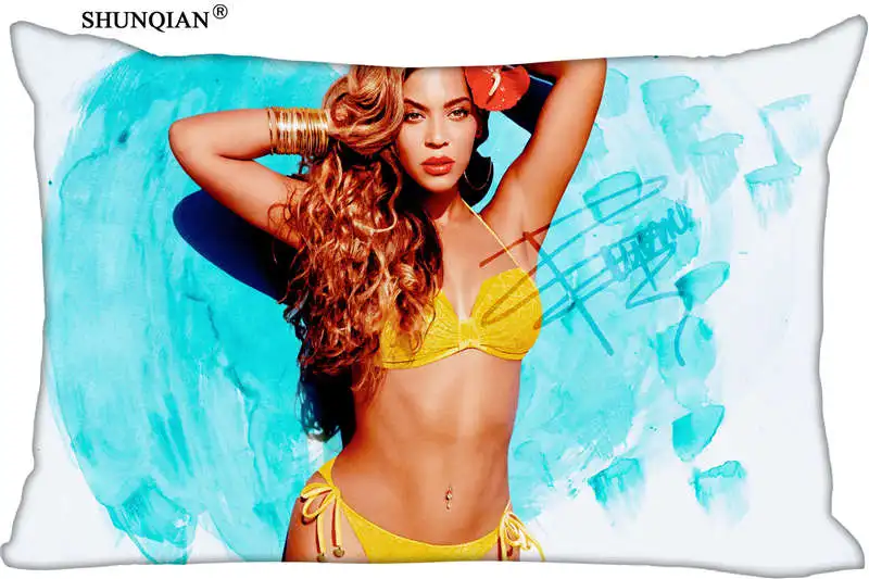 Фото Высококачественная наволочка Beyonce на заказ 45x35 см (с одной стороны) прямоугольная Высококачественная наволочка Beyonce на заказ 45x35 см (с одной стороны) прямоугольная