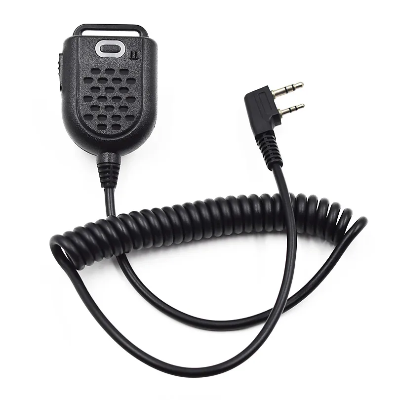 2 контактный мини динамик микрофон PTT для раций Kenwood Baofeng UV 5R Plus 5RE H777 TYT PUXING
