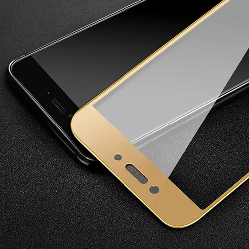 3D закаленное стекло на xiaomi redmi 4x redmi 4X Защитная пленка для стекла для xiaomi redmi 4x Стекло полное покрытие для redmi 5A 4A 3 3S - Цвет: Gold