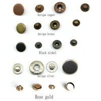 1000setpack 831 metal press studs sewing button snap fasteners sewing leather craft clothes bags
