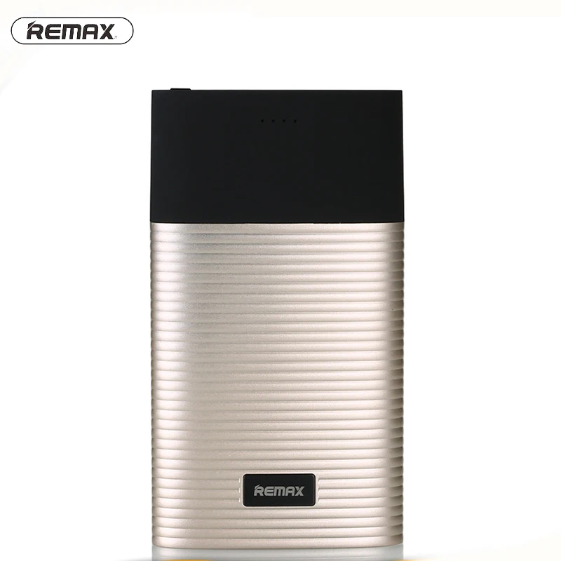 Remax Мода высокого класса бренда Dual USB Power Bank 10000 мАч Внешний батарея Портативное