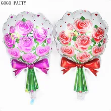 GOGO PAITY. Воздушный шар с розами на день рождения. Игрушки из мультфильмов. фольгированных воздушных шаров для свадьбы