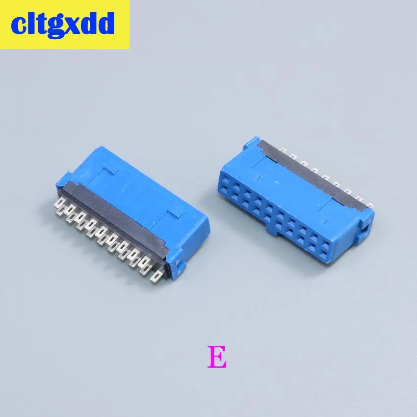 Cltgxdd 2 шт. USB 3 0 20p 19pin USB3.0 разъем для подключения к гнезду на 180 градусов материнская