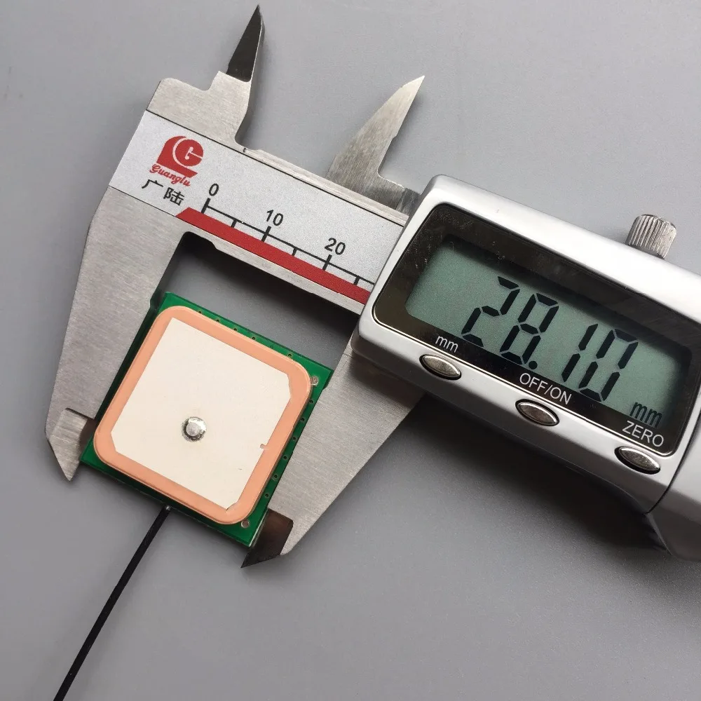 28 дБ gps глонас антенна 28*28*7 мм разъем IPX для IOT M2M LORA с высоким коэффициентом усиления gps антенна керамический патч внутренний