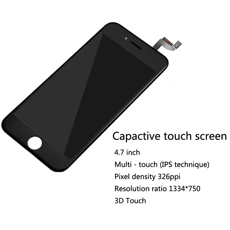 ЖК-дисплей для iPhone 6 6s 5S экран дисплей кодирующий преобразователь сенсорного экрана в сборе телефон запасные части для iPhone 6 6s Plus ЖК-дисплей