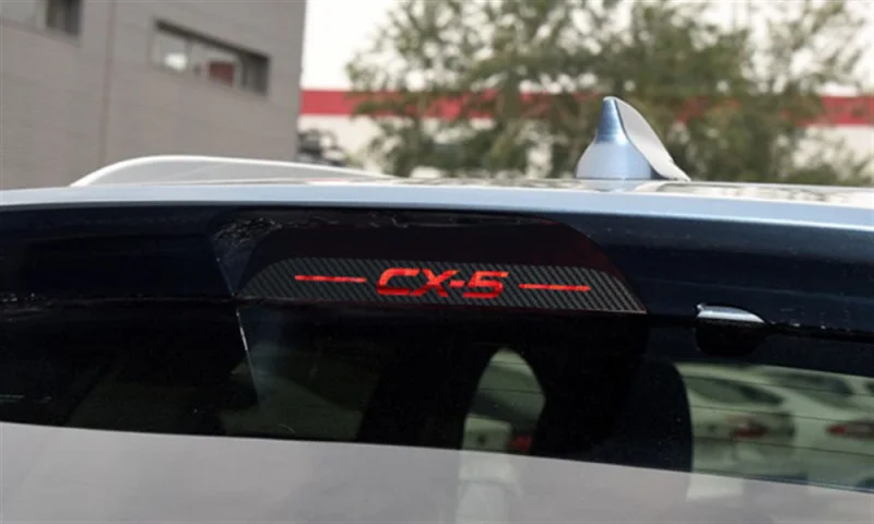 Автомобильный Стайлинг полый автомобильный стикер из углеродного волокна на тормозной светильник чехол для Mazda Cx-5 CX 5 CX5 дополнительная наклейка на тормозной светильник 1 шт