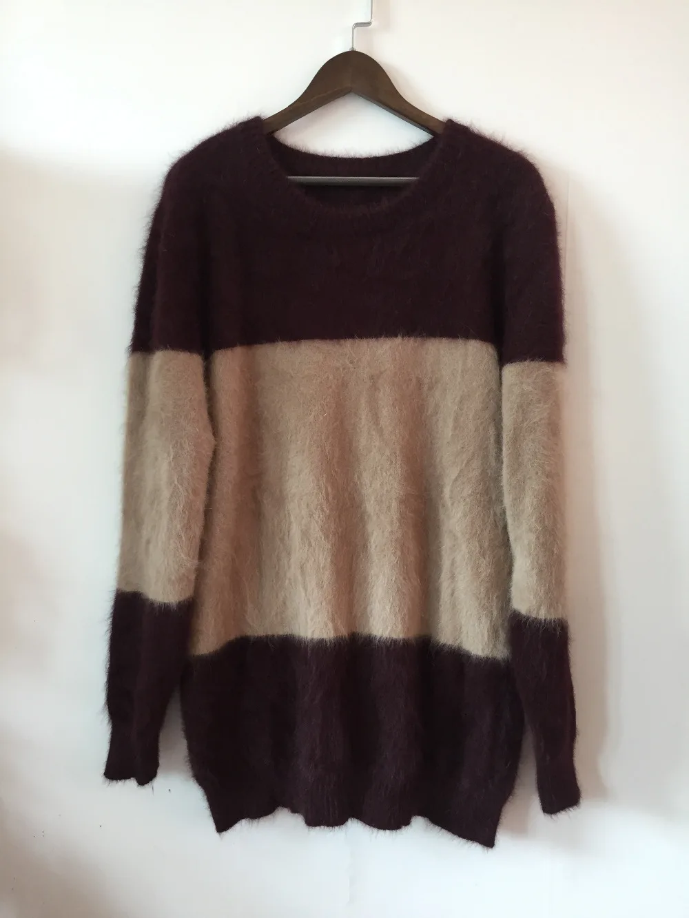 New genuine mink cashmere sweater men pure stripe pullovers free shipping Wholesale price | Мужская одежда