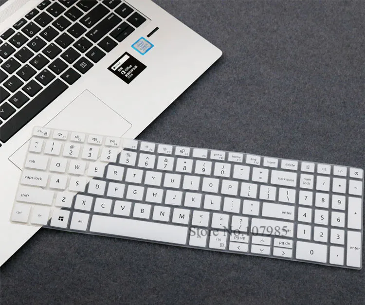 15 15,6 дюймов кремниевый ноутбук Защитная пленка для ноутбука Dell Inspiron 15 5584 5586 клавиатура обложка записной книжки i5584-7063SLV 7590 7591