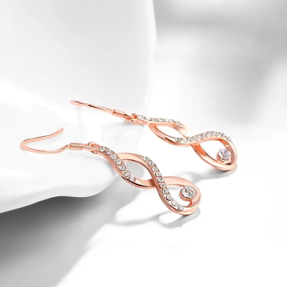 Long Drop Crystal Earrings for Women with Shining Rhinestone Fashion Jewelry Design Earring For Suitable Wedding  | Украшения и