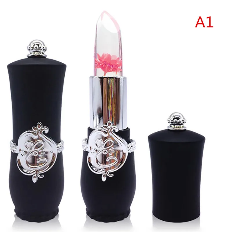 LipsticK Set Sexy Long-lasting Beauty Bright Flower Crystal Jelly Lipstick Magic Temperature Change Color Lip Balm Makeup G605 |