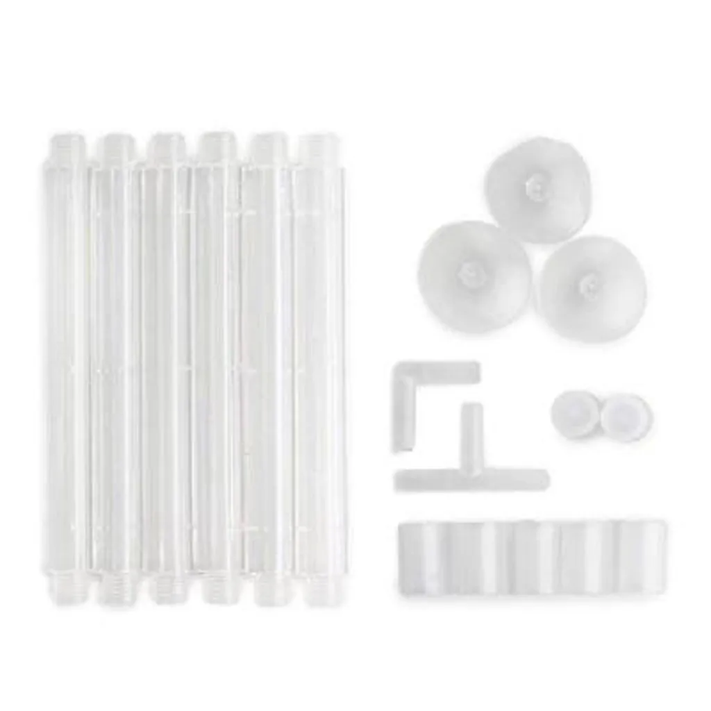 White ISHOWTIENDA пузырьковый с воздушным шлангом и распылителем кислород воздуха аэрационный насос занавес аквариум с горячей продажей - Цвет: White
