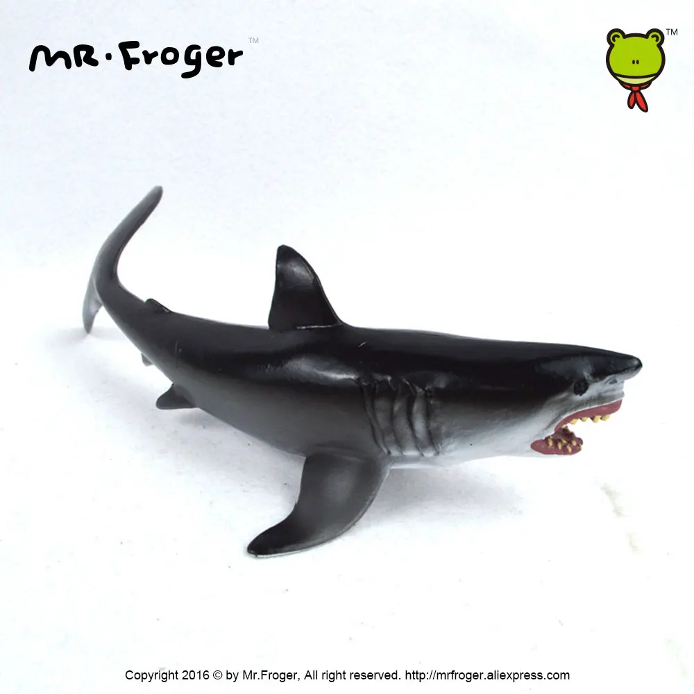 Фото Mr.Froger Белая Акула Модель игрушки водные твари мягкие игрушечные дикие животные набор зоопарк моделирование пластик море Лифт рыбы модель м... №4