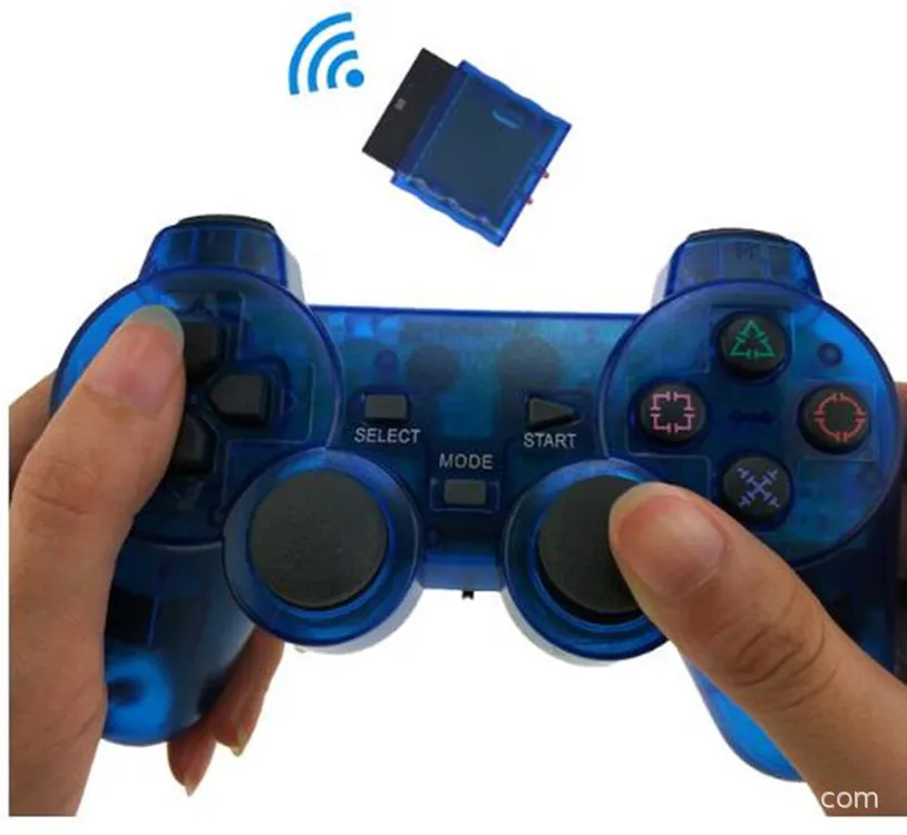 Беспроводной геймпад для sony PS2 PS контроллер для Playstation 1 2 Консоль джойстик полное колебание Shock Joypad Беспроводное управление