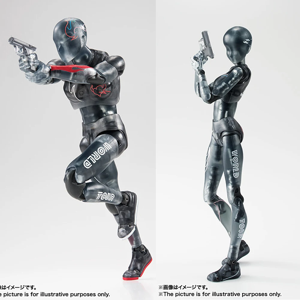 World Tour 1 шт. BODY KUN + CHAN Base BJD черный прозрачный цвет Ver. ПВХ экшн фигурка Коллекционная