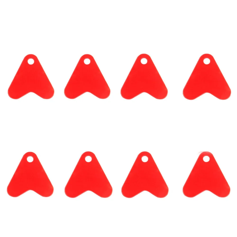 Anmuka 20 шт./лот Пластик Красная жара Форма Блёстки для DIY металлической ложкой