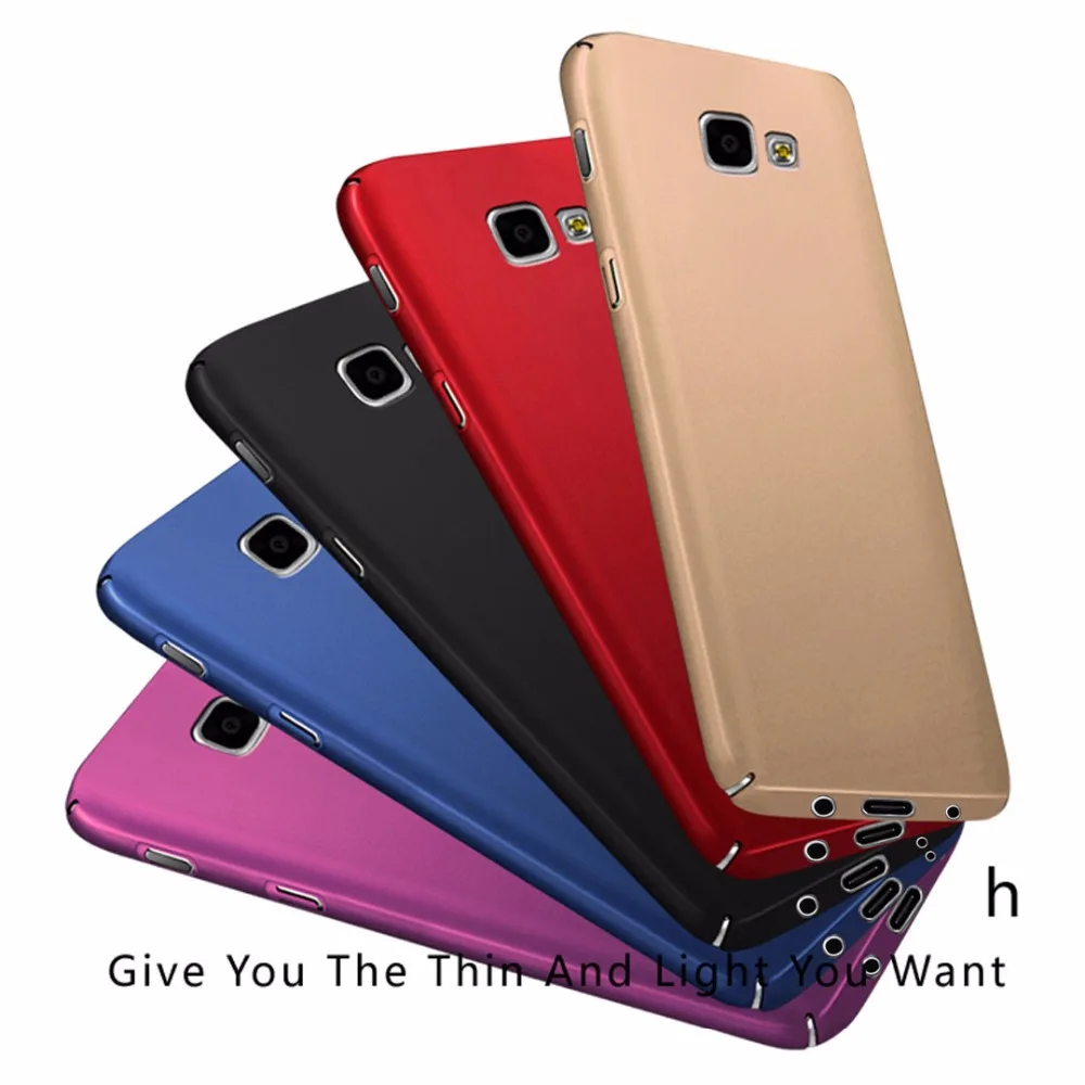 Матовый чехол для Samsung Galaxy J5 Prime твердый пластиковый с полной защитой на 5 0 дюйма
