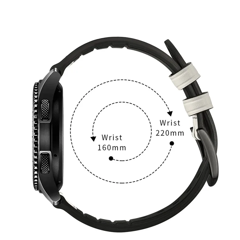Ремешок gear S3 Frontier для samsung Galaxy Watch 46 мм 42 мм сменный ремешок для часов 22 мм 20 мм ремешок для huawei gt браслет на запястье ремень
