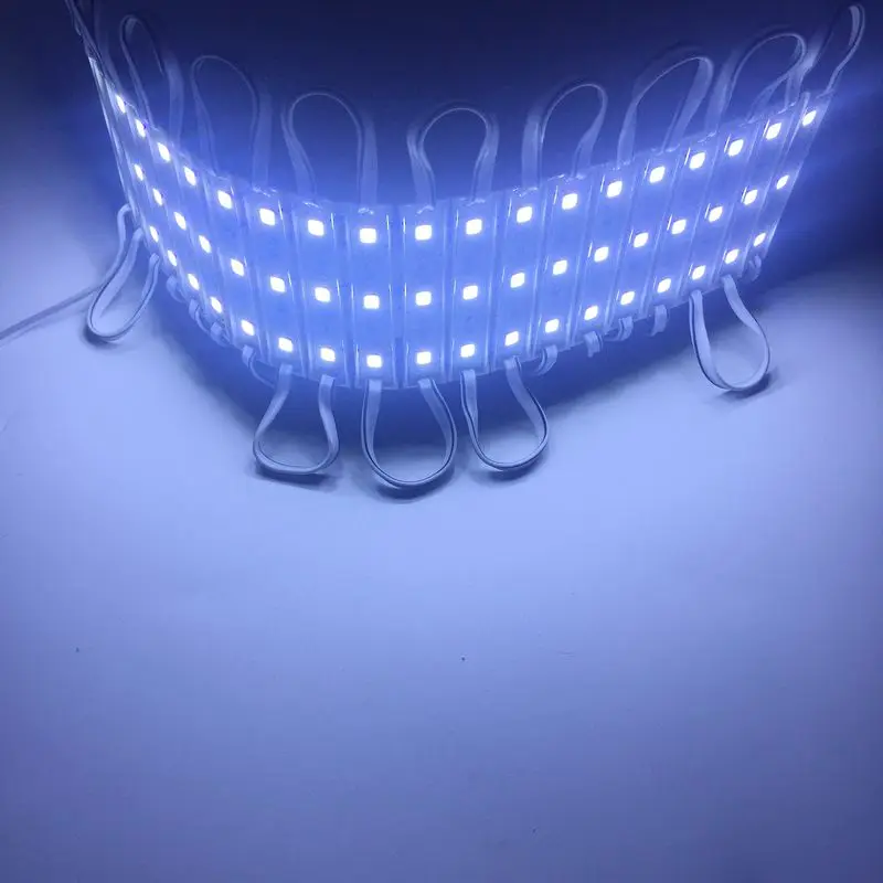1000 шт. SMD 4040 Светодиодный модуль для знака буквы IP65 DC12V 3 LED 1 Вт 100лм 64 мм * 9 4 лента