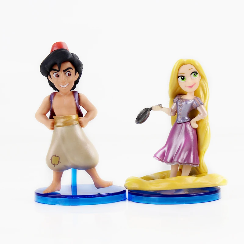 6 шт./партия WCF Story Alice Rapunzel Aladdin король льва Красавица и Чудовище игрушечные мини