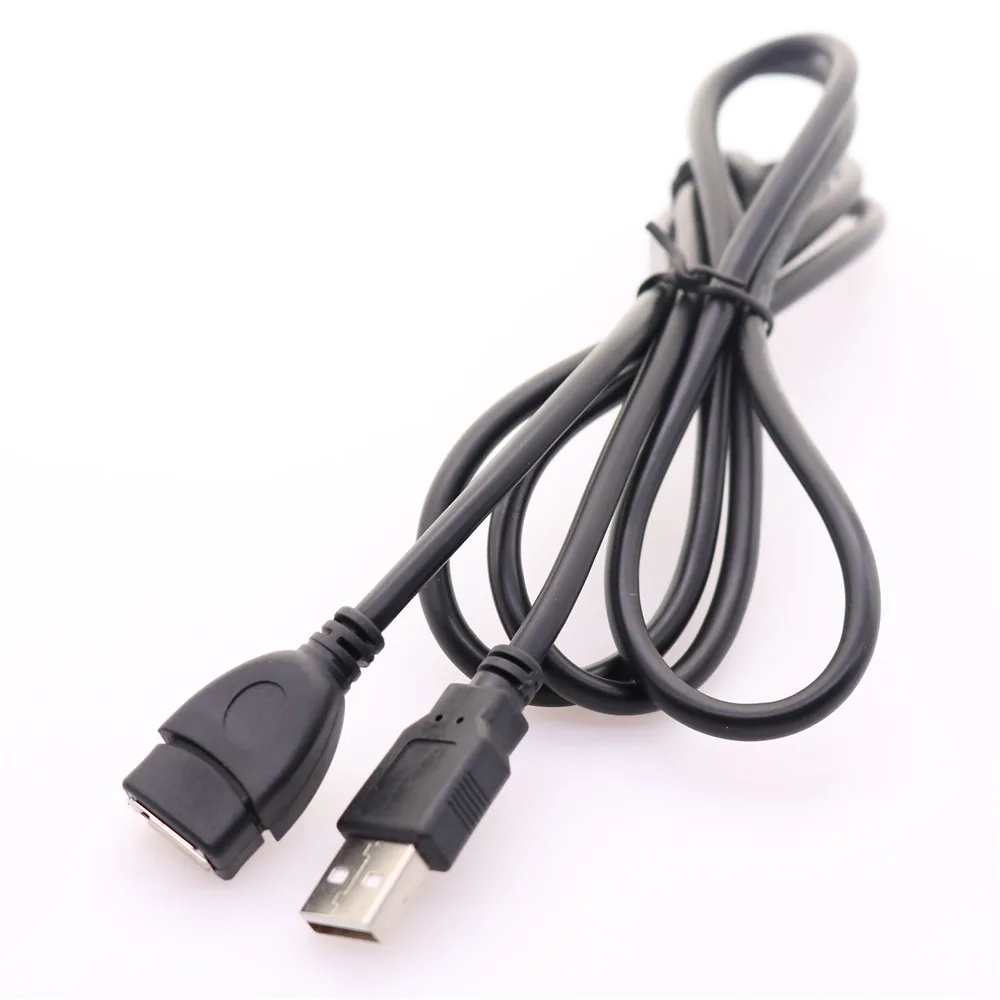 1 шт. 1,4 м 1,4 Usb удлинитель Usb кабель черная линия полностью медная компьютерная техника аксессуары оптом