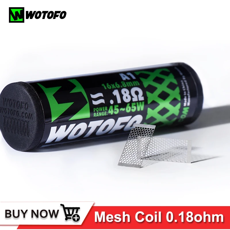 Испаритель Wotofo Profile RDA unit RTA 10 шт. катушка A1 Mesh Style нагревательная 0 18 Ом для