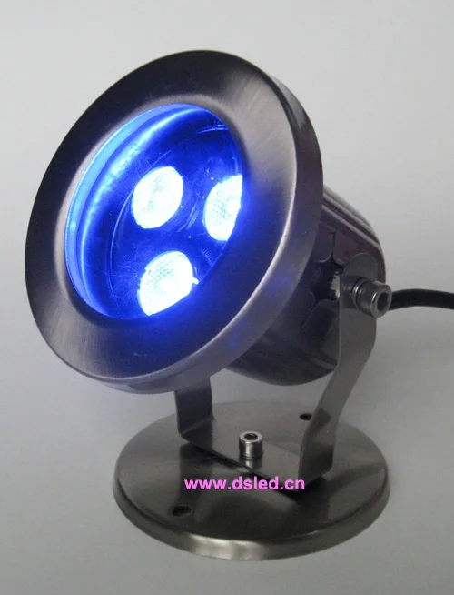 IP68 9 Вт открытый светодиодный RGB прожектор проектор работающего на постоянном