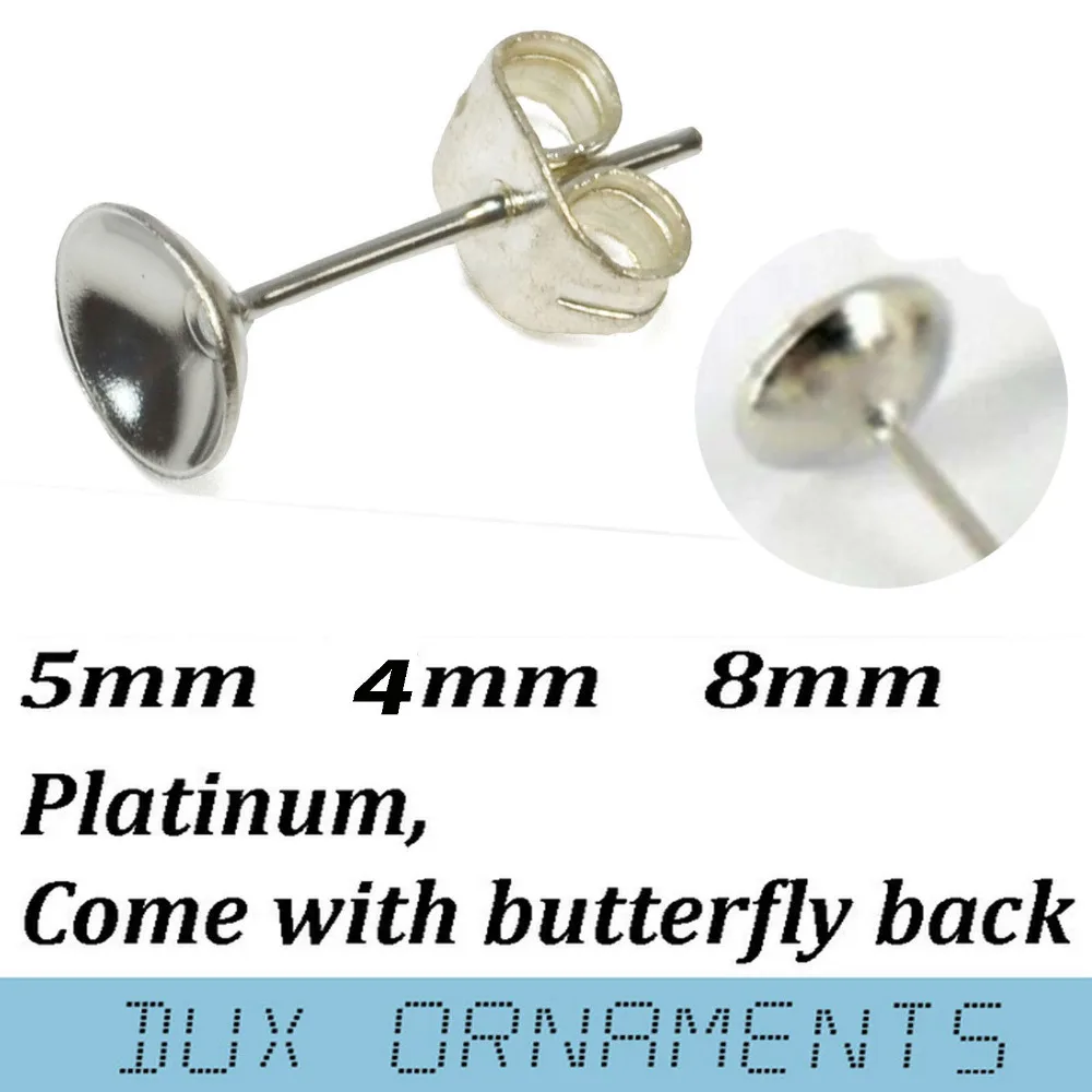 Серьги из хирургической стали 1000 шт. без никеля Шпилька для изготовления