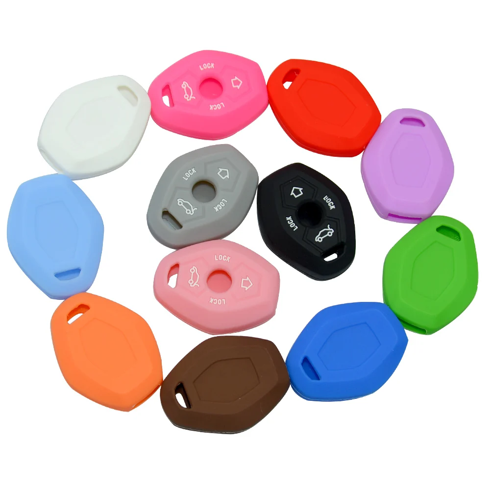 Силиконовый чехол OkeyTech для ключа защитная резиновая наклейка на брелок BMW X3 X5 Z3 Z4 3