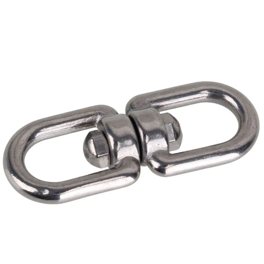 Прочная морская швартовочный Вертлюг M6 из нержавеющей стали 304 цепочка для собак