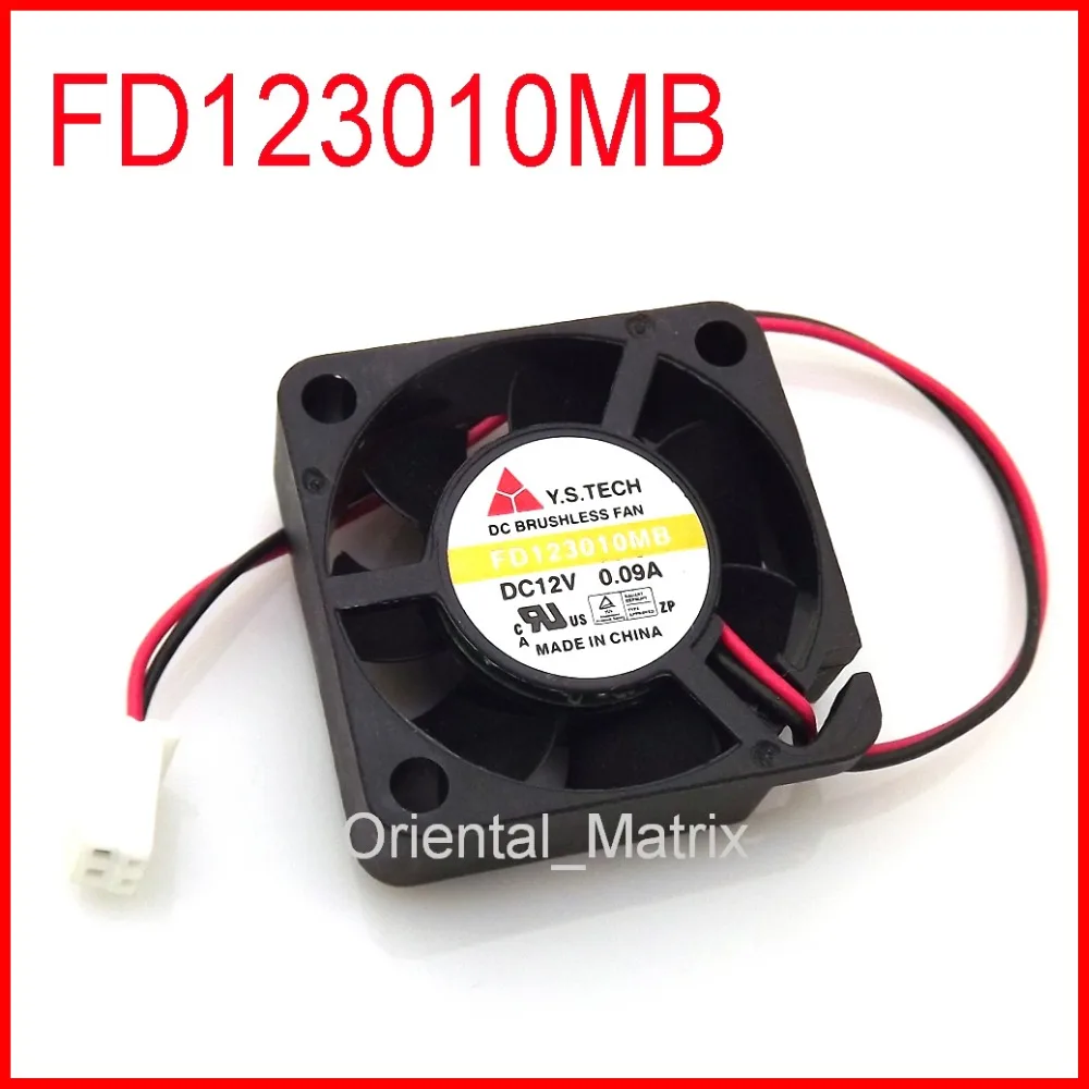Бесплатная доставка, охлаждающий вентилятор Y.S.TECH FD123010MB 12V 0.09A 3cm 3010