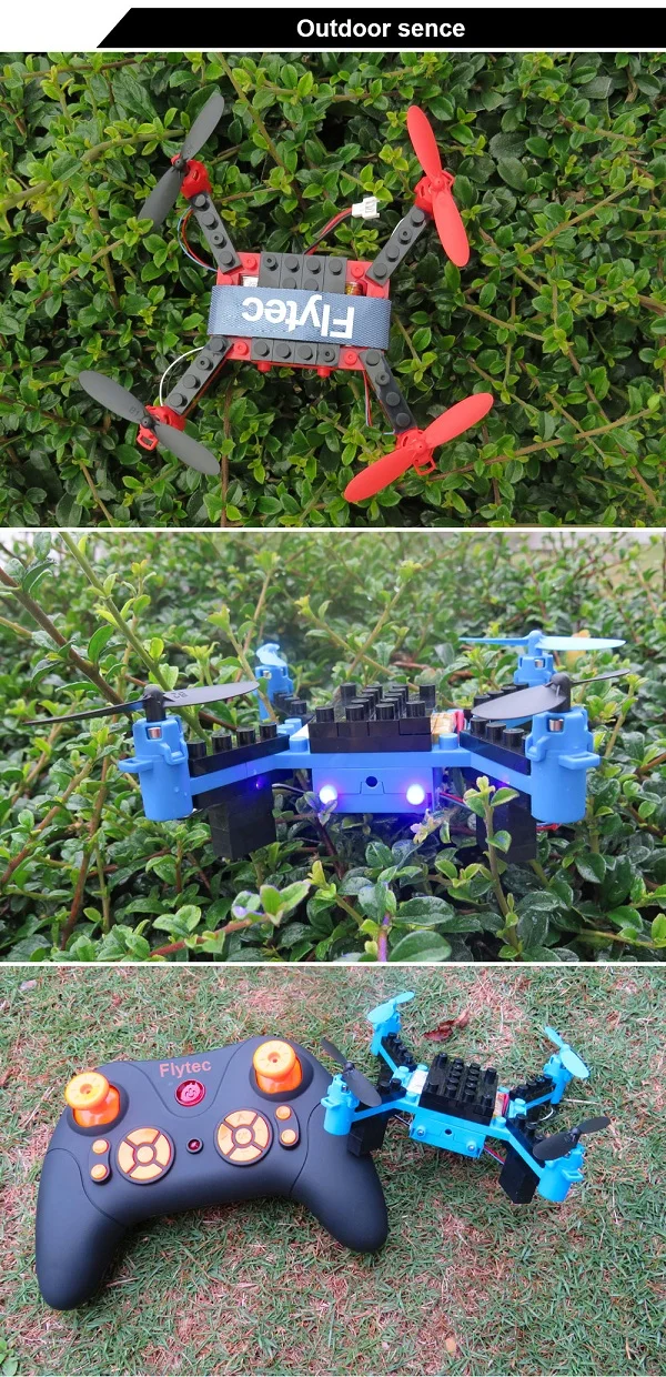Flytec T11 DIY строительный блок RC Квадрокоптер 3D флип Безголовый режим Мультикоптер мини кирпичи Карманный Дрон подарок игрушки для детей