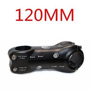 Black 120mm puaraza полный углеродного волокна горный велосипед Диаметр/Велосипедный вынос/стояк/MTB велосипед стволов 31,6*28,6/6 градусов - Цвет: Black 120mm